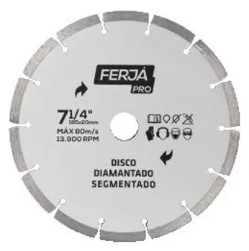 DISCO DIAM SEGMENTADO 7X3/4 FERJA PRO